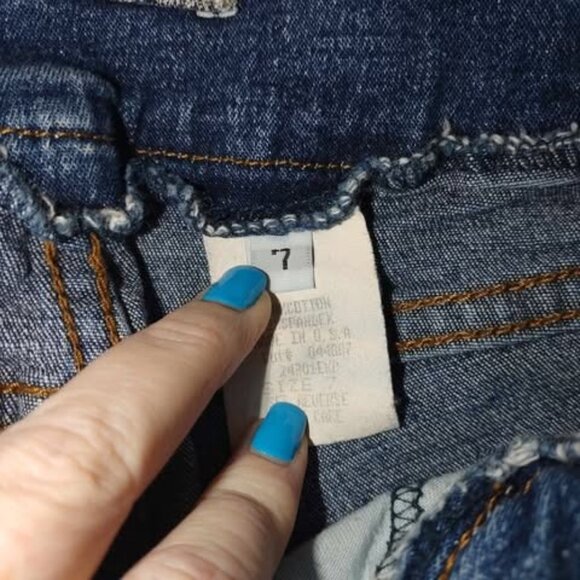 Paris Blues soulmate Women 7 Vintage Flare Bootcut Jeans High Waist Y2K Denim - Picture 3 of 11